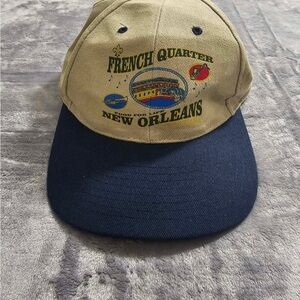 Vintage French Quarter New Orleans Headmost Tan Cap One Size